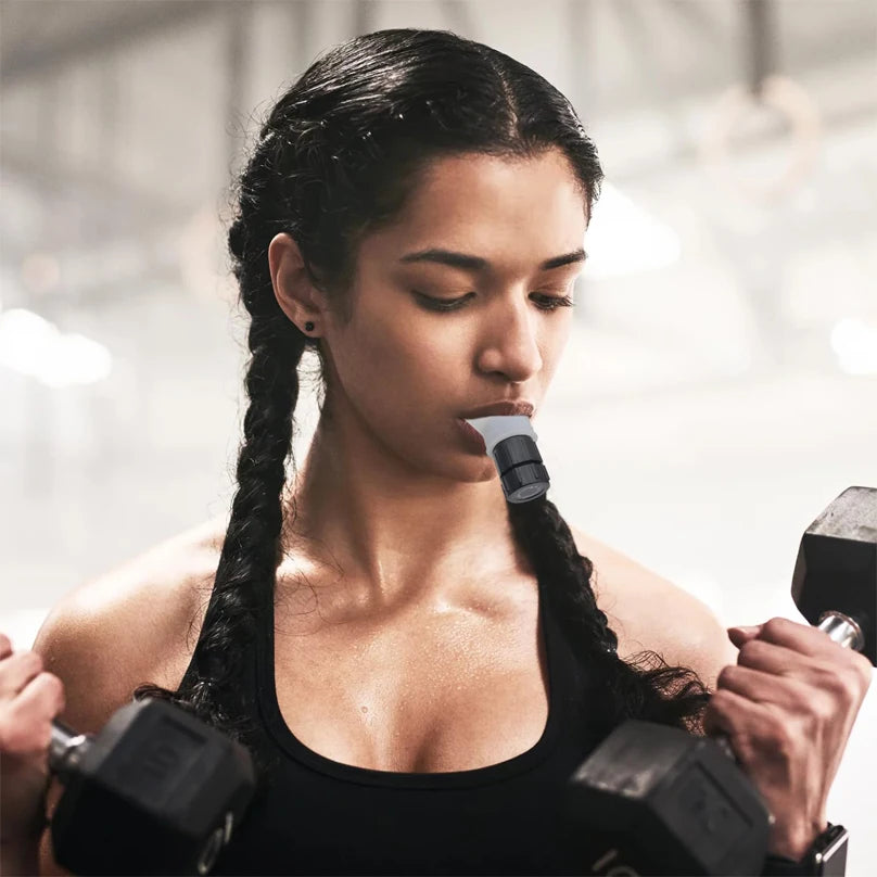 Treinador de Respiração Lung Flexer Exercitador Durável de Fitness Aumenta a Capacidade Pulmonar Níveis Ajustáveis de Respiração Respiração Profunda