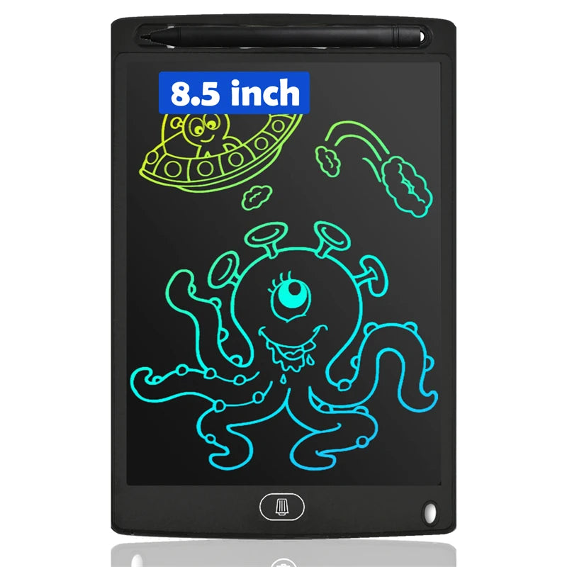 Tabuleiro de Desenho Eletrônico Efes 8.5/10/12 polegadas para Crianças - Brinquedos Educativos, Tela LCD, Tablet de Escrita para Bebês e Crianças