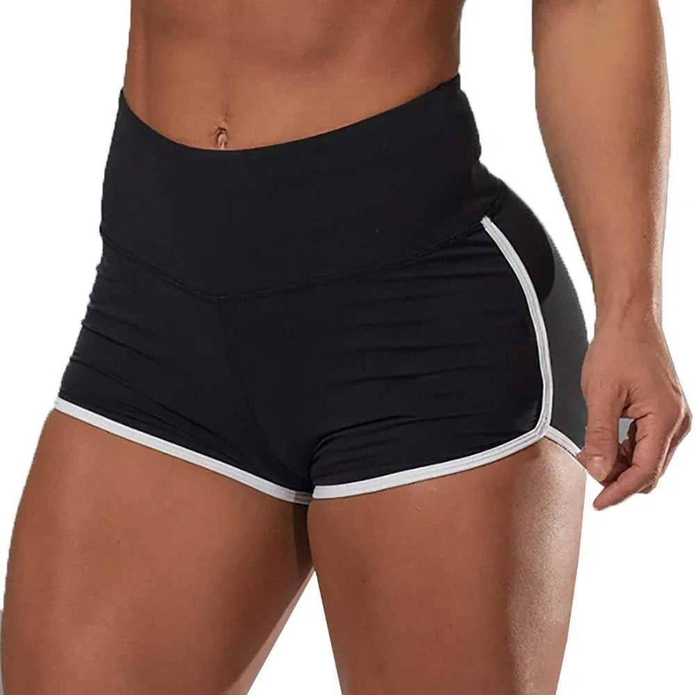 Shorts de Corrida de Verão Feminino, Cintura Alta, Sem Costura, Leggings de Fitness com Efeito Push Up, Calças de Treinamento para Academia, Shorts de Yoga com Bolso, Plus Size