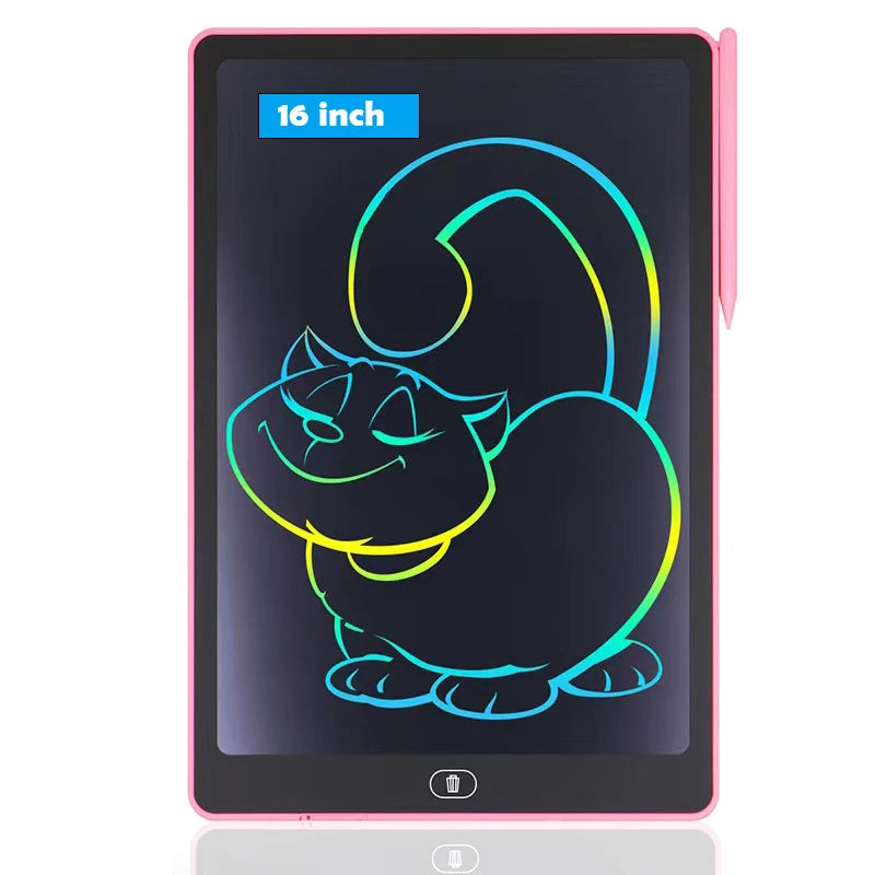 Tabuleiro de Desenho Eletrônico Efes 8.5/10/12 polegadas para Crianças - Brinquedos Educativos, Tela LCD, Tablet de Escrita para Bebês e Crianças