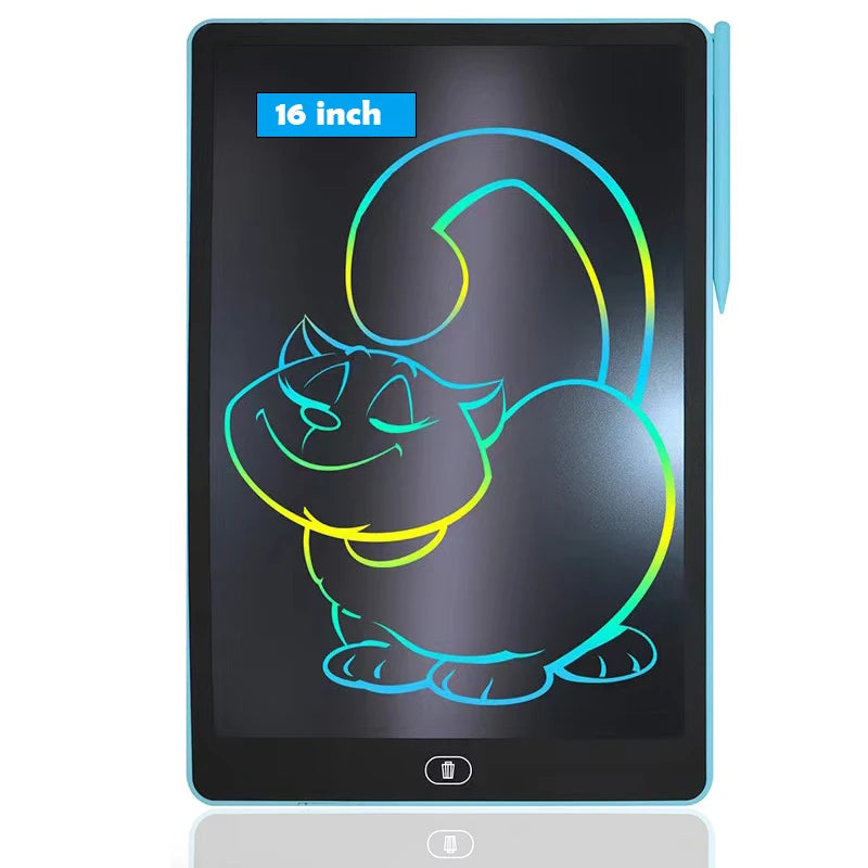 Tabuleiro de Desenho Eletrônico Efes 8.5/10/12 polegadas para Crianças - Brinquedos Educativos, Tela LCD, Tablet de Escrita para Bebês e Crianças