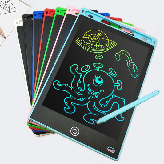 Tabuleiro de Desenho Eletrônico Efes 8.5/10/12 polegadas para Crianças - Brinquedos Educativos, Tela LCD, Tablet de Escrita para Bebês e Crianças