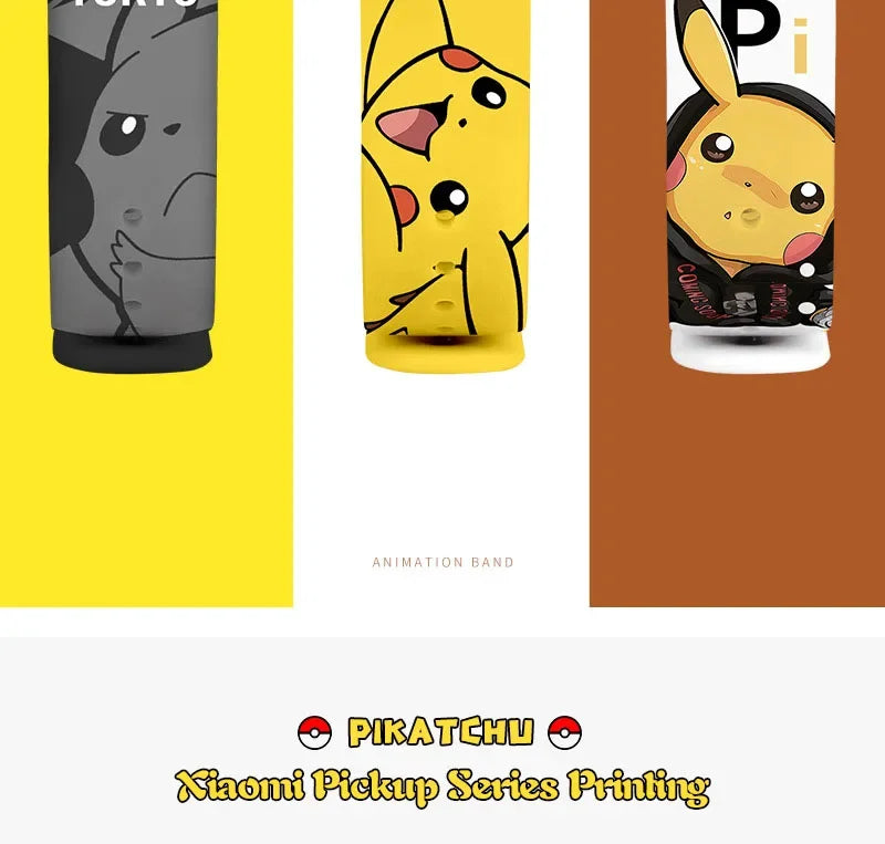 Relógios Casuais Esportivos Pokémon Pikachu Dragon Ball Z, Relógio Digital de Silicone com LED, Colorido e Fofo, Relógio de Pulso Infantil, Presente de Brinquedo